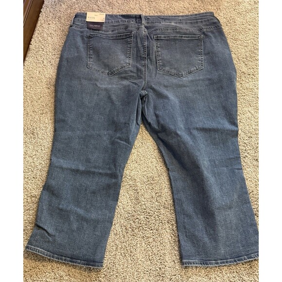 NYDJ Not Your Daughters Jeans Woman’s 20WP Plus Petite Marilyn Straight NWT - Picture 9 of 11